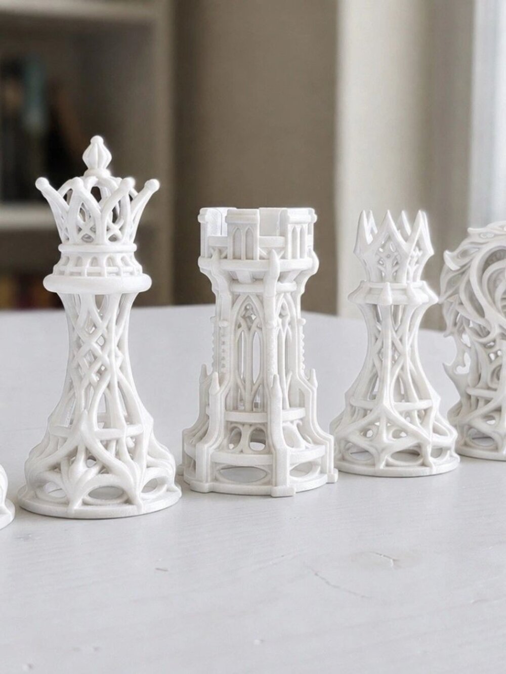 Custom Gothic Chess Pieces - Picture 2 of 3